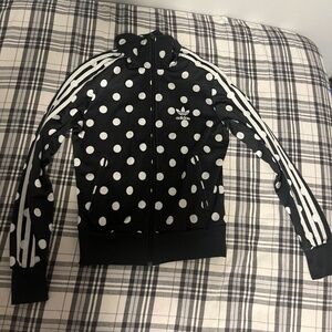 rare Adidas polka dot track jacket
